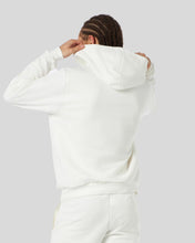 Carica l&#39;immagine nel visualizzatore di Gallery, WHITE HOODIE WITH GREY EMBROIDERY LIGHTNING

