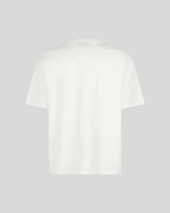 WHITE T-SHIRT WITH BICOLOR LIGHTNING PRINT