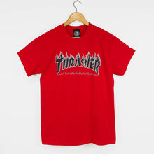 Carica l&#39;immagine nel visualizzatore di Gallery, Thrasher Flame T-shirt Red
