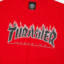 Carica l&#39;immagine nel visualizzatore di Gallery, Thrasher Flame T-shirt Red
