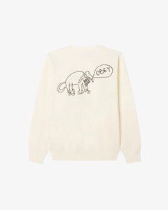 DOG DOODLE CREW FLEECE