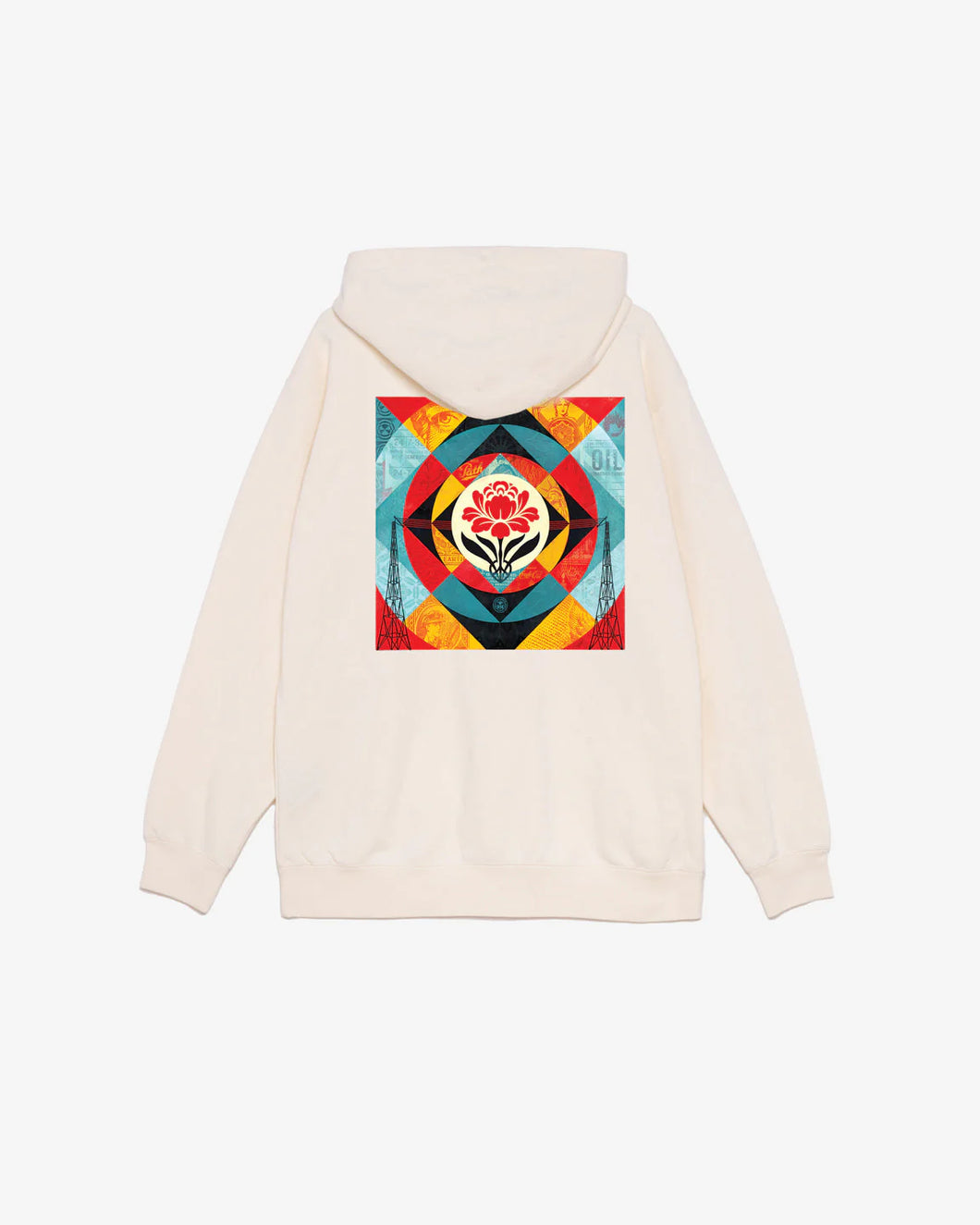 OBEY GEOMETRIC POWER CANVAS FLEECE