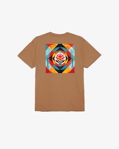 OBEY GEOMETRIC POWER CANVAS TEE