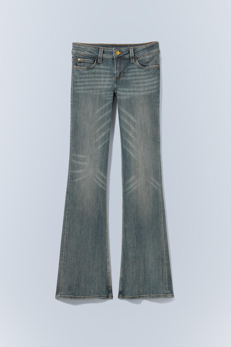 BOOTY BEI LOW WAIST SKINNY BOOTCUT JEANS