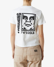 Carica l&#39;immagine nel visualizzatore di Gallery, OBEY ICON WARNING TEE
