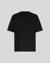 Carica l&#39;immagine nel visualizzatore di Gallery, BLACK T-SHIRT WITH BLUE GREY LIGHTNING
