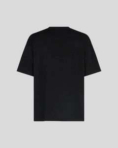 BLACK T-SHIRT WITH BLUE GREY LIGHTNING