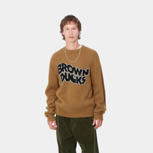 Brown Ducks Sweater