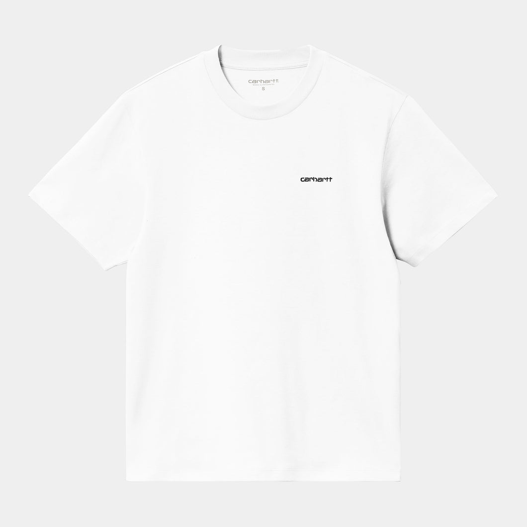 W' S/S Script Embroidery T-S