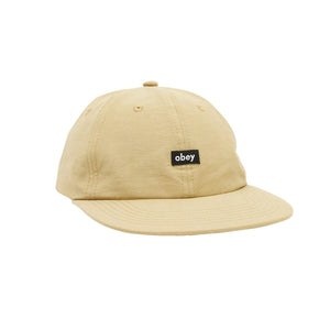 OBEY LOWER CASE TECH 6 PANEL STRAPBACK