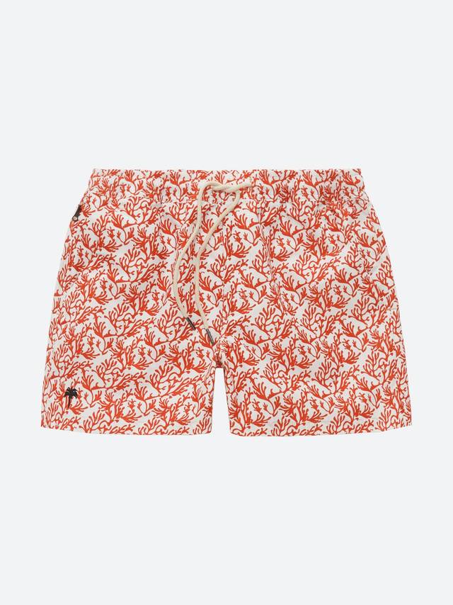 RED CORAL SWIM SHORTS