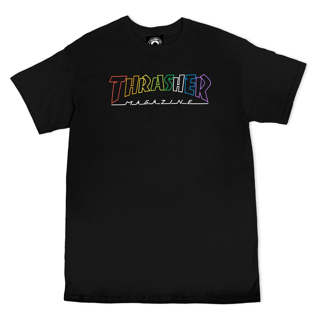 Thrasher Outline Rainbow Mag