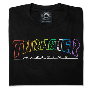 Thrasher Outline Rainbow Mag
