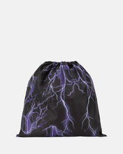 Carica l&#39;immagine nel visualizzatore di Gallery, BLACK BAG WITH PURPLE LIGHTNING
