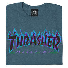 Carica l&#39;immagine nel visualizzatore di Gallery, Thrasher Flame T-shirt Dark
